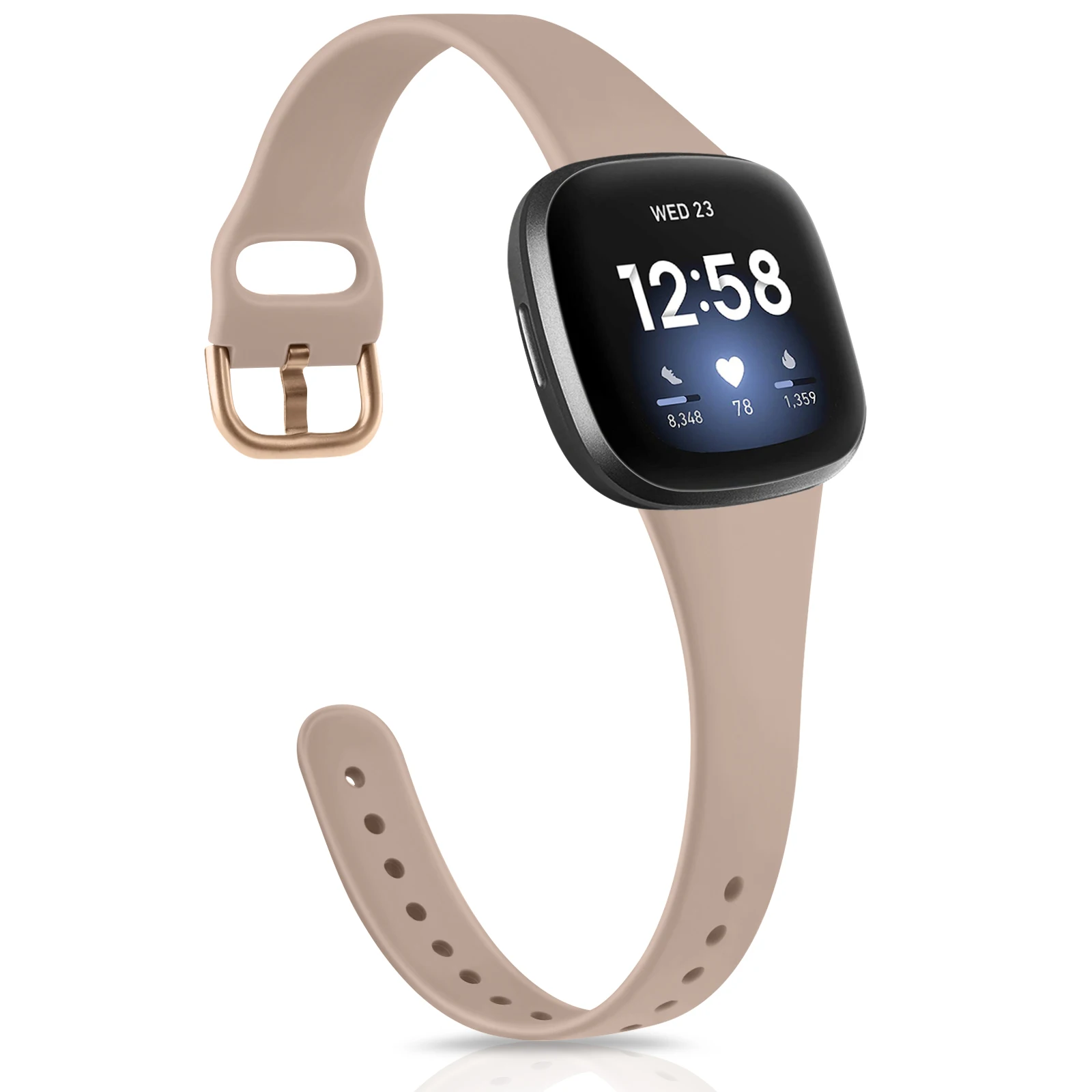 Silicone Slim Strap Band Bracelet Replacement