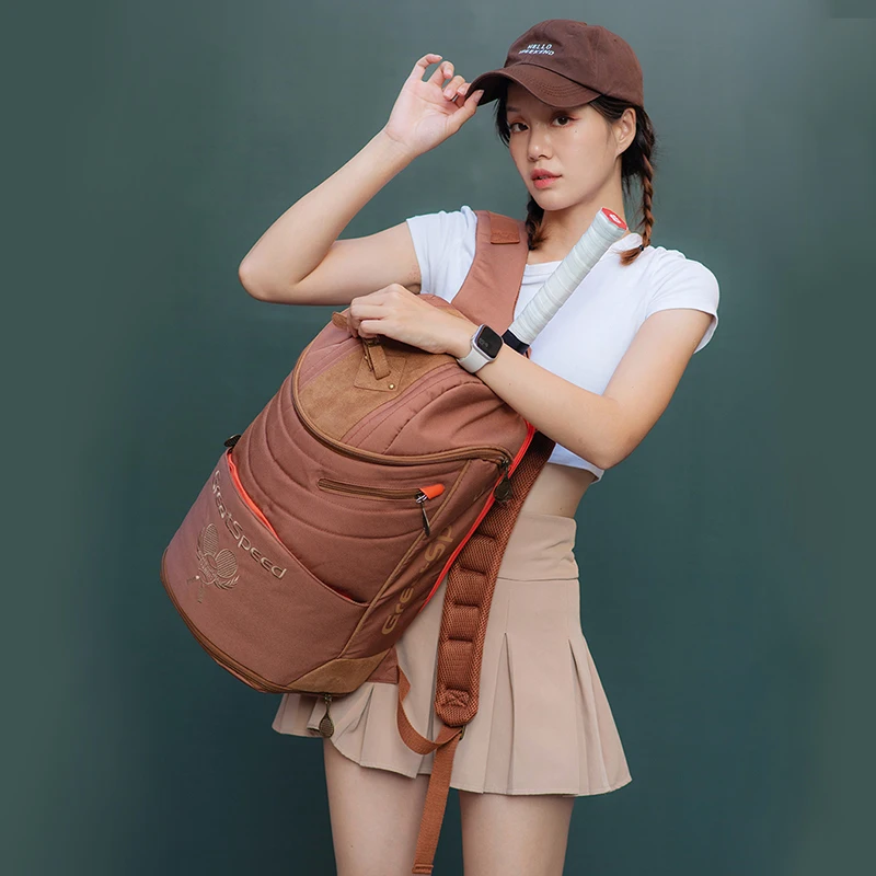 Greatspeed Tennis Backpack with Sneakers Compartment Grand Slam Tennis Commemorative Edition Badminton Rackets Bags Women