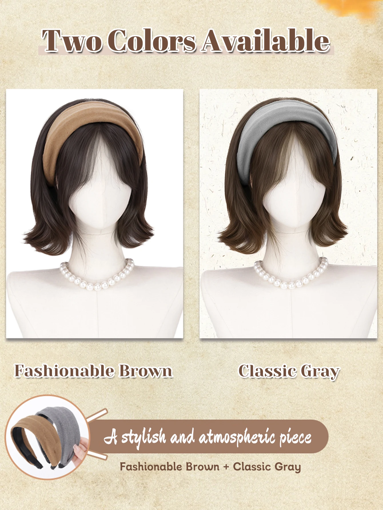 Synthetic Hair Short Straight Bob Wig for Women