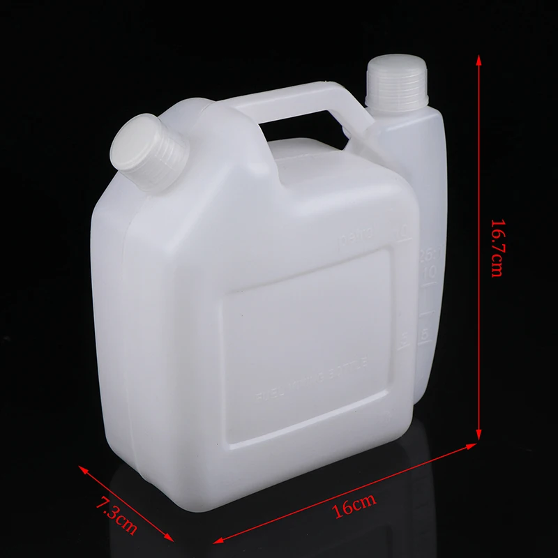 1.5L 2-Stroke Petrol Fuel Oil Mixing Bottle Tank For Trimmer Chainsaw