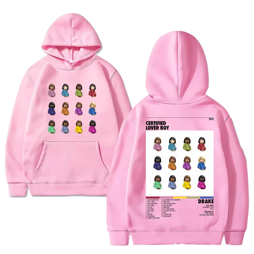 Certified Lover Boy by Drake fashion popular Hoodie Men Women hip hop streetwear Fleece Long sleeve Unisex pullover Sweatshirt