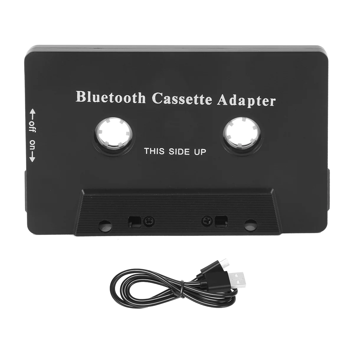 Universal Cassette Bluetooth 5.0 Audio Car Tape Aux Stereo Adapter with Mic for Phone MP3 AUX Cable CD PlayerABGI