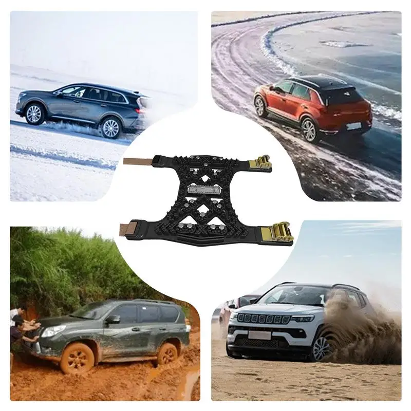 Snow Tire Chains Snow Chains Urgent Traction Car Tire Traction Chain Automotive Tools Anti-Skid For Car SUV Pickup