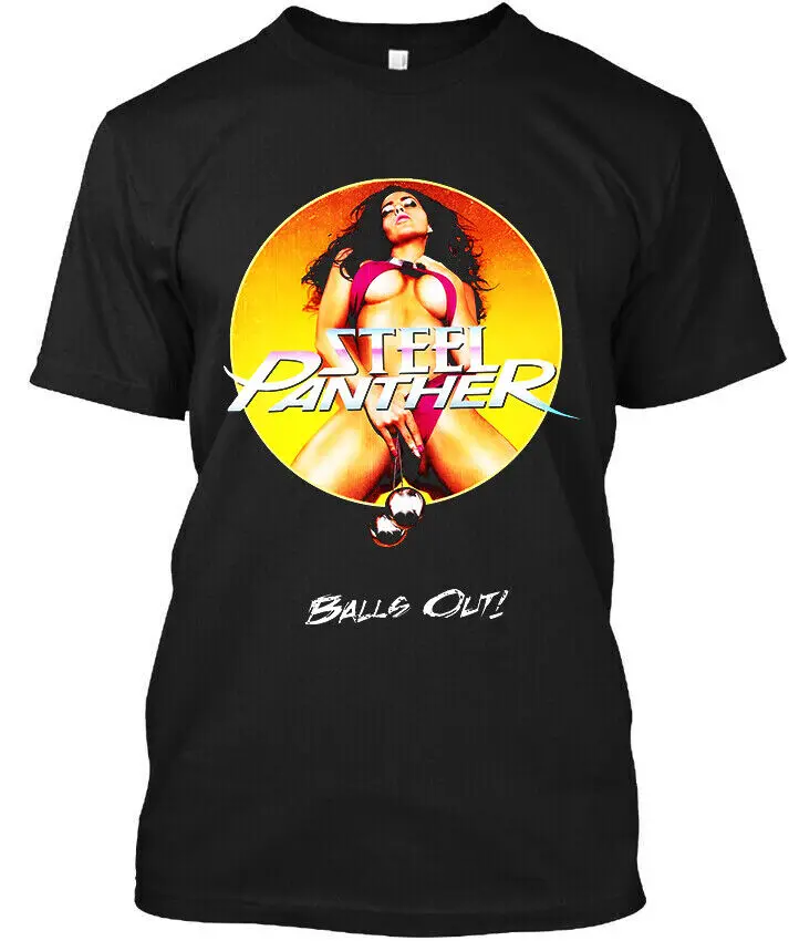 

Ограниченный вес! Футболка со стальной пантерой и рисунком из американской тяжелой музыки