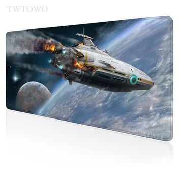 Игровой коврик для мыши Subnautica, большой коврик для мыши для домашнего HD компьютера размера XL, коврик для клавиатуры и мыши из мягкого натурал...