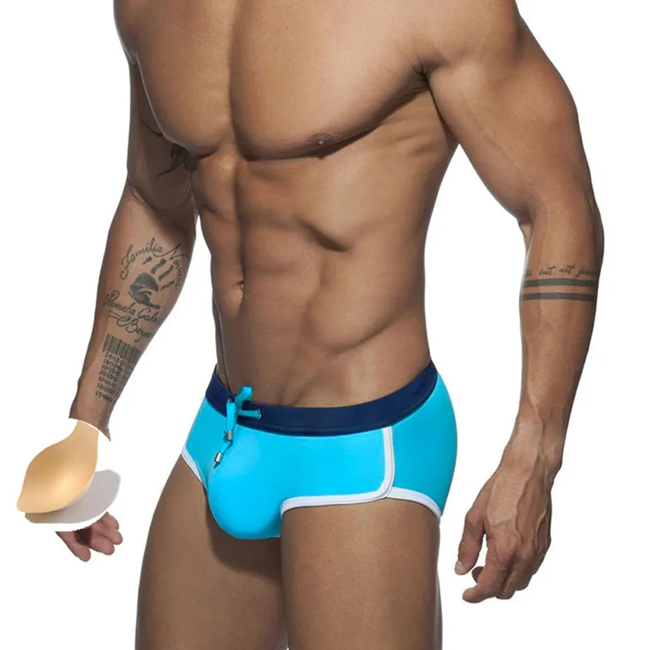 

Men's Swimwear Bikini Underwear Briefs for Men Sexy Push Up Bathing Suit Men's Swimming Trunks Man Swimsuit Swim Shorts Slip
