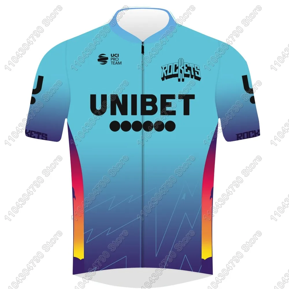 Unibet Tietema Rockets Team Cycling Jersey Set Mens Clothing Road Bike Suit Mountain Bicycle Shirt Bib Shorts MTB Maillot