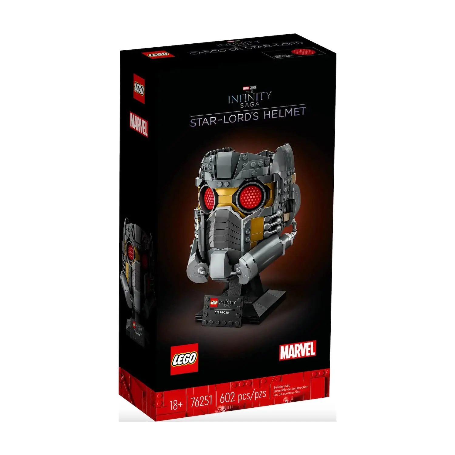 LEGO®Helm Star Lords 76251 pahlawan Super untuk usia 18 (602