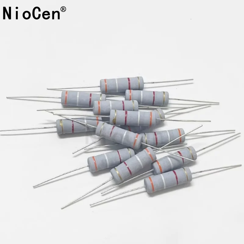 10pcs 3W Carbon Film 0.1 0.12 0.15 0.18 0.22 0.25 0.27 0.33 0.39 Ohm R Metal oxide film Resistor 5% 0.1R 0.15R 0.22R 0.1R-1M