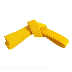 Colored Karate Belt Progression Set for Children and Youth Training (Yellow - belt)