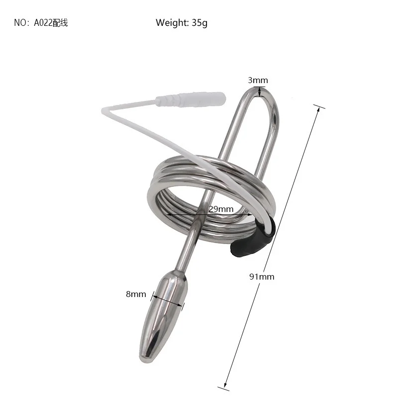 Electro Shock Penis Stimulation Masturbation Rod Catheters Sounds Penis Plug Urethral Sound Dilator Catheter Sex Toys For Men
