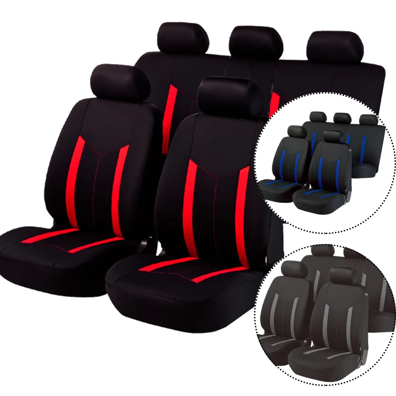 Auto Plus Car Accessories Interior Universal Polyester Car Seat Covers