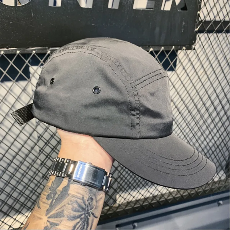 

Quick Drying Uv Protection Adjustable Men Baseball Cap Solid Color Sun Protection Summer Unisex Outdoor Snapback Dad Hat