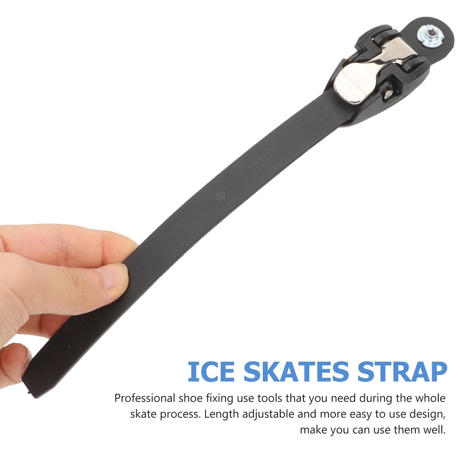 1Pc Roller Skate Buckle Strap Adjustable Length High Grade Pvc Material Stable Fixation Design Skating Shoes Strap Skate Leash