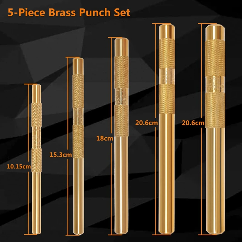 Brass Drift Punch Set 25075 25076 25077 Brass Punches