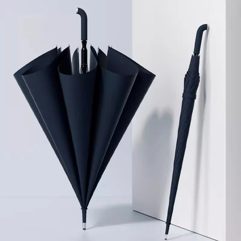 

Uv Protection Rain Umbrella Windproof Strong Long Handle Umbrella Reinforced Garden Paraguas Plegable Home Furniture LJ50YS