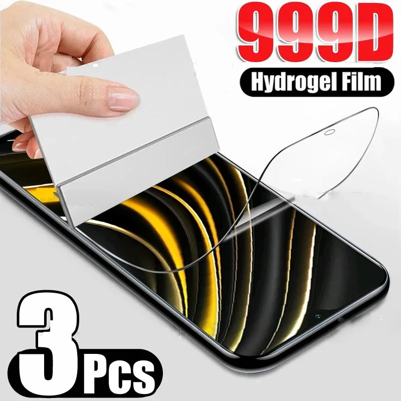 

3PCS Screen Protector Hydrogel Film For Motorola Moto G71 G60s G60 G100 G20 G51 G50 G10 G31 G30 G9 G8 G7 Power Lite Play Plus