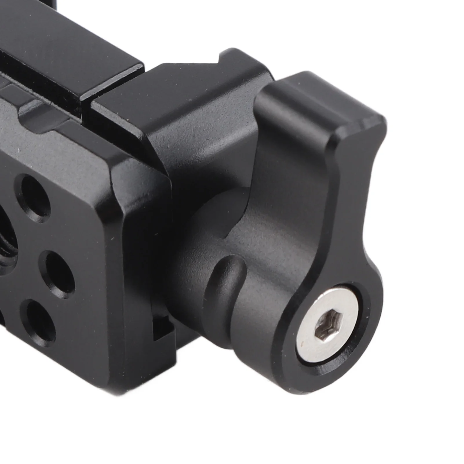 Camera clamp NATO Clamp Quick Release NATO Lock Clamp with 1/4 Inch 3/8 Inch Thread Cold Shoe Mount Camera Cage Expansion Accessories