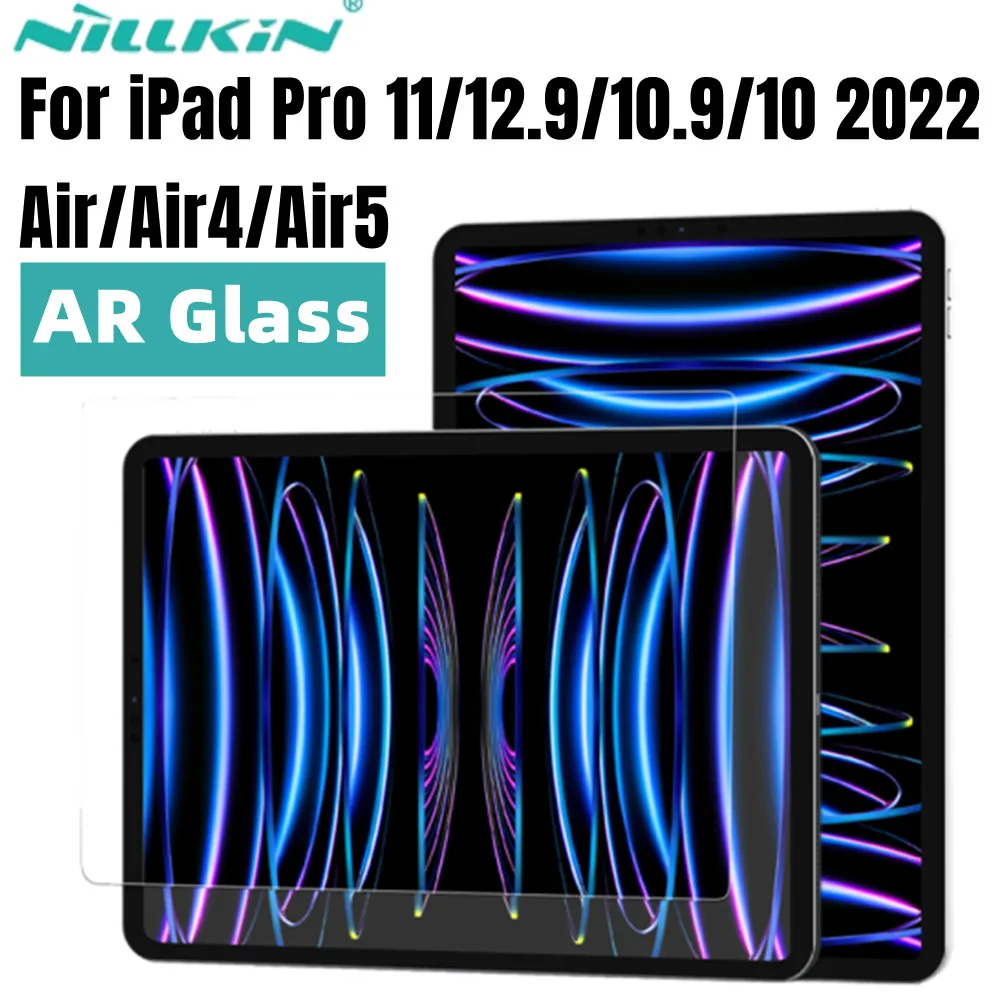 Pellicola Salvaschermo Nillkin Per Ipad Pro 12.9/11 2022 Per Ipad 10/10.9 2022 Pellicola In Vetro Per Ipad Air 5 4 Ar Hd Pellicola Morbida Trasparente