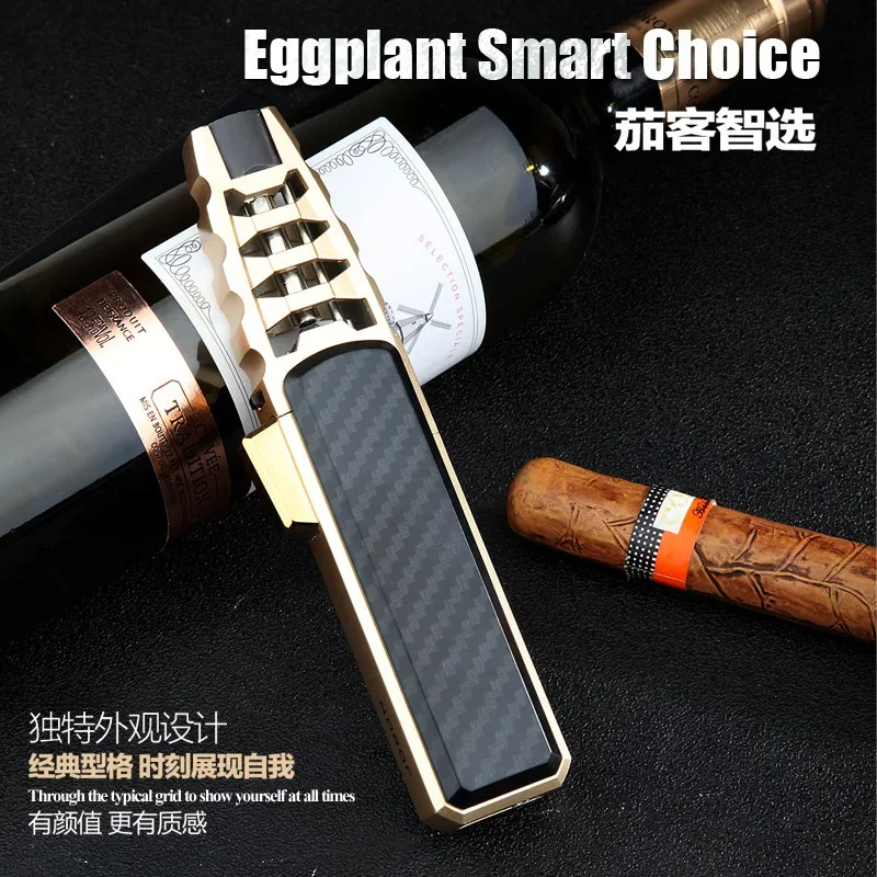 JOBON Strong Fire Cigar Lighter Windproof Blue Flame Gas Lighter Barbecue Gadget Can Be Used for Welding Gun Lighter 3