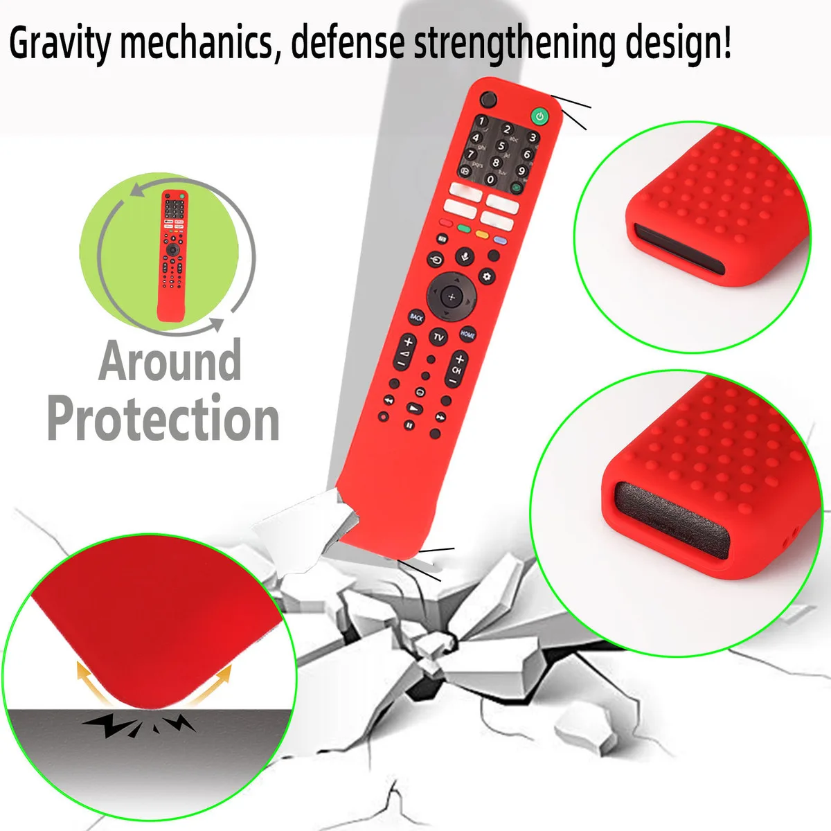 Silicone Protective TV Remote Cover