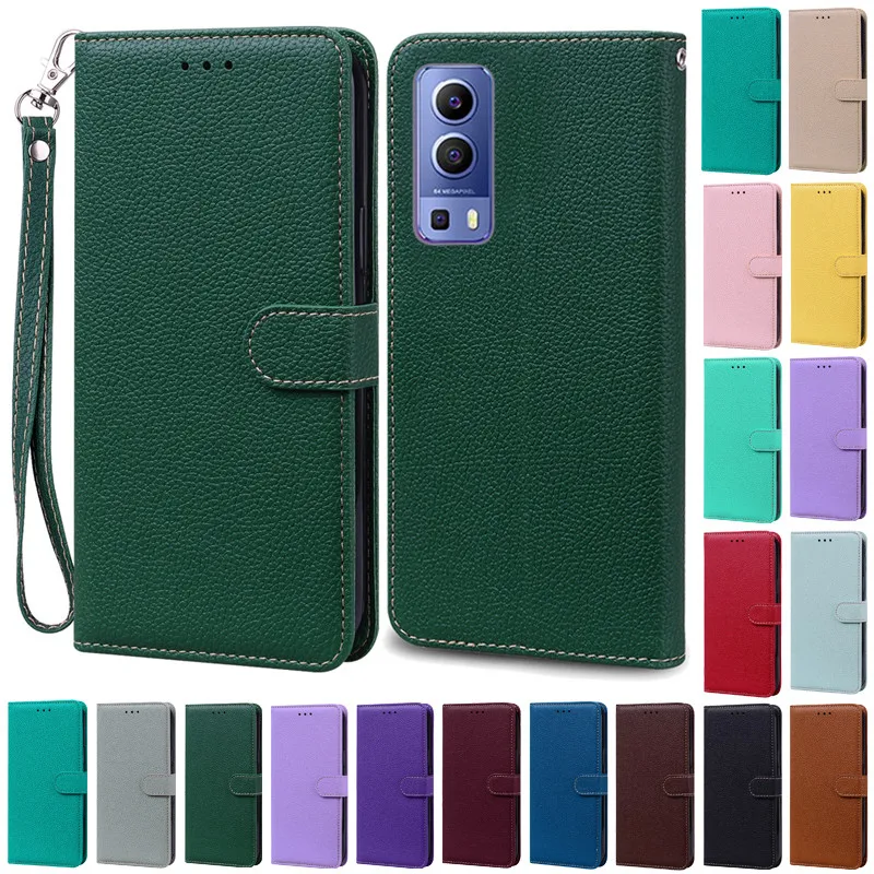Elegant Leather Wallet Flip Phone Case - Premium Protection and Style