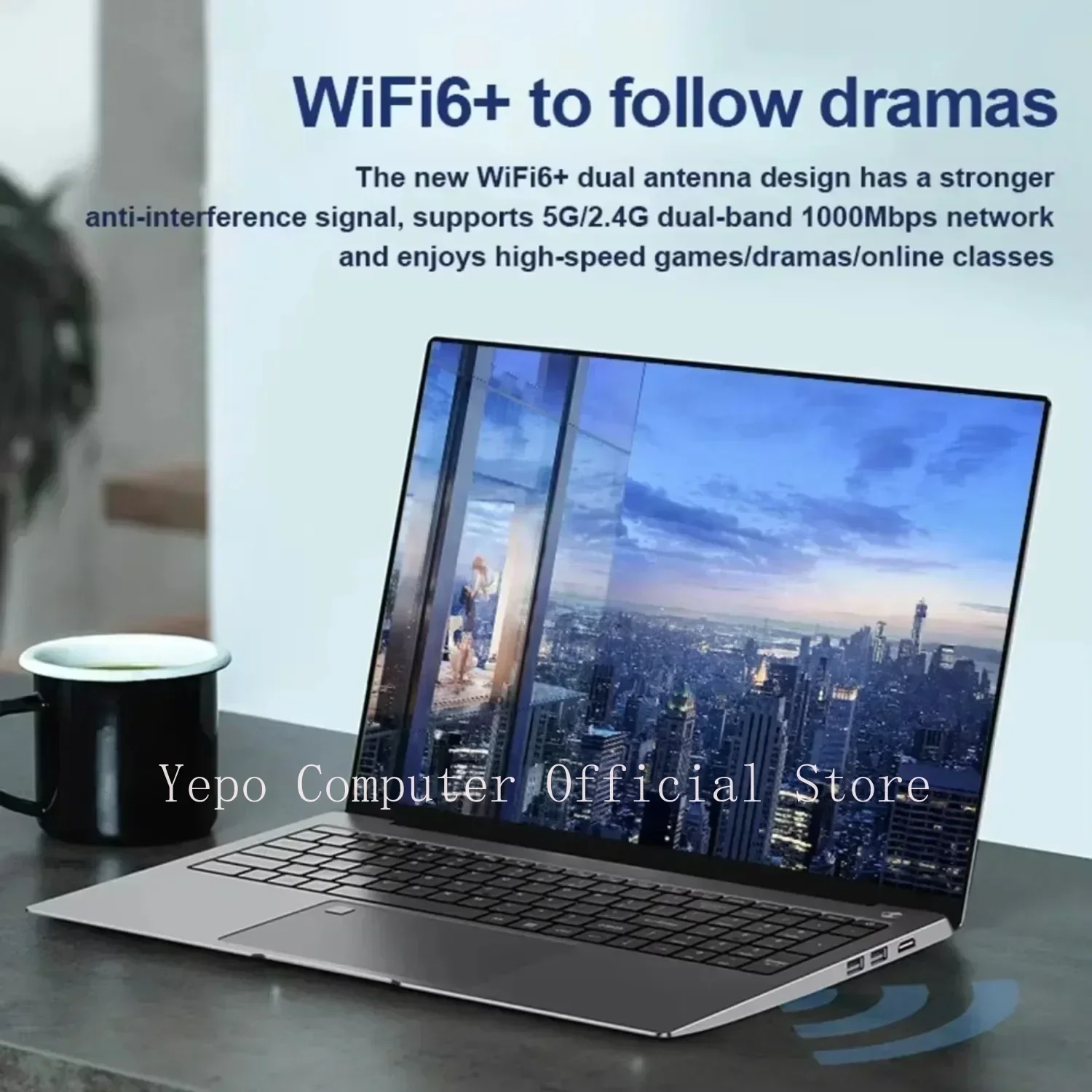 Notebook Laptop Yepo Intel Core i7 Windows 11 Pro 15.6