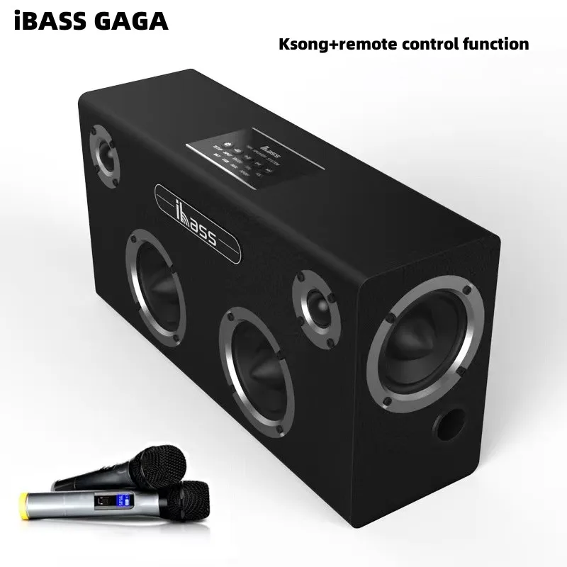 Ibass GaGa 70W Portable Bluetooth Speakers 6 Unit Surround Stereo Heavy