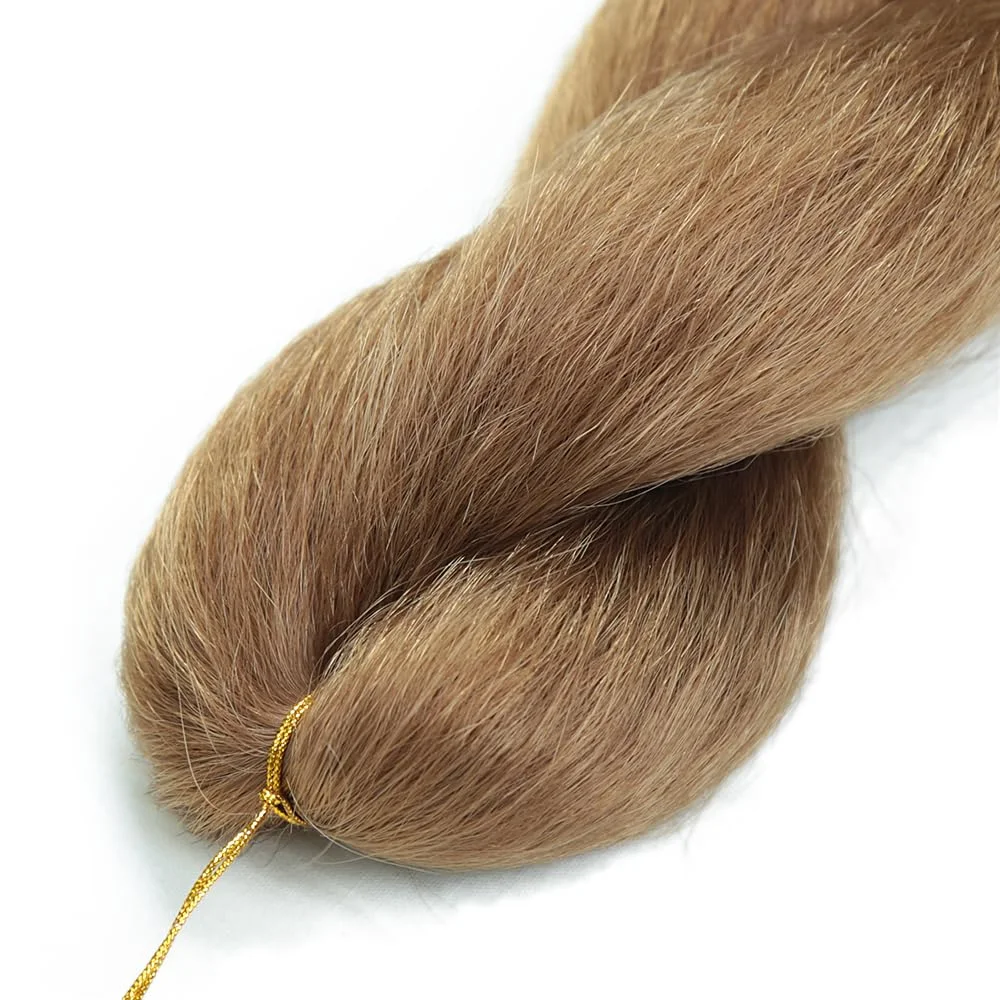 26inch Premium Synthetic Fibers Kinky straight Vixen Bundles crochet hair Natural Black Yaki for black women Hair Extensions