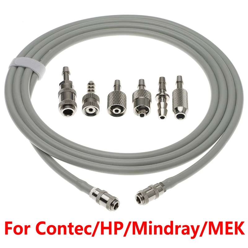 Compatibile Csi/Contec/Hp/Mindray/Datascope/Spacelabs/Mek/Npb Monitor Nibp Tubo Dell'Aria Prolunga Tubo Singolo Con Connettori Metallici.