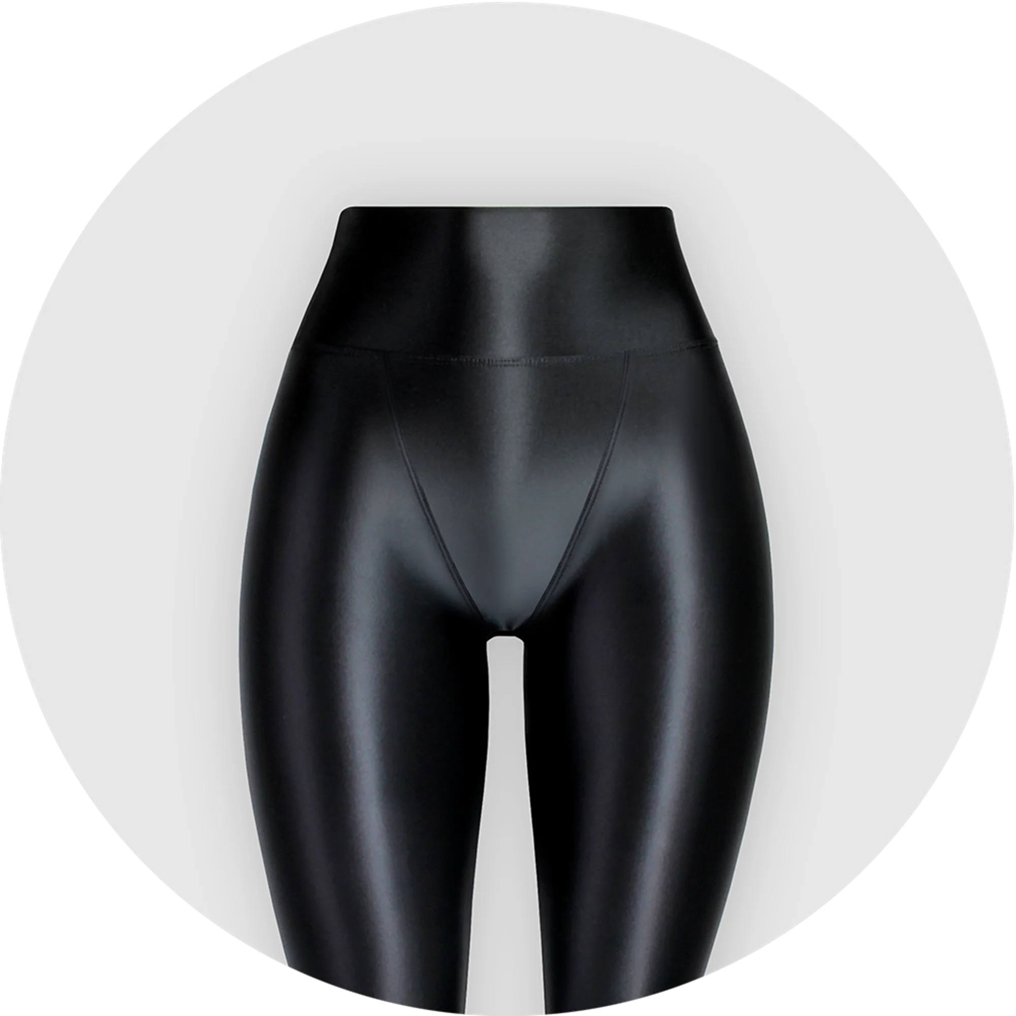XCKNY glossiness series V-crotch leggings shiny wet color tight Leggings high Yoga swimming glossy stirrupped pants