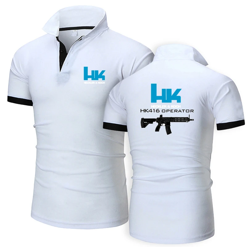 Summer Mens Graphic Polo Shirt