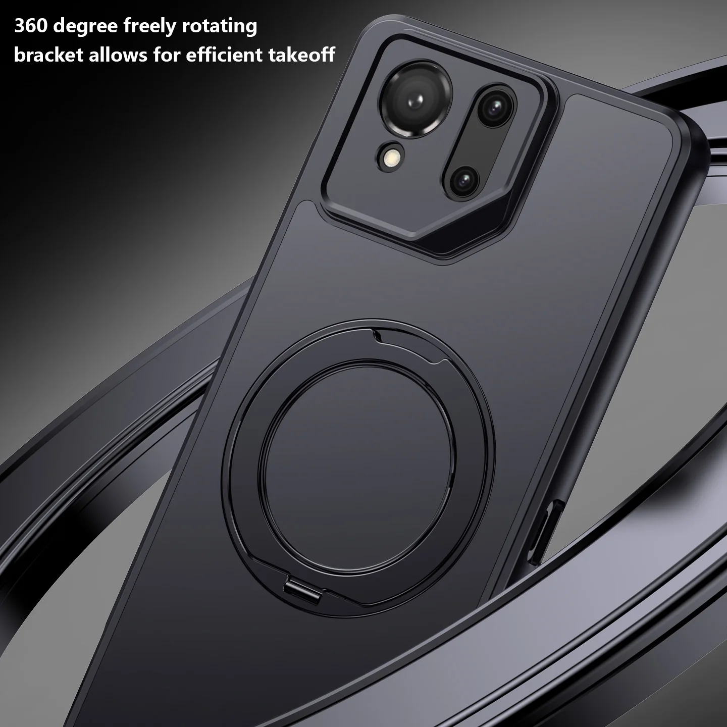 ASUS ROG Phone 9 Pro Magnetic Protective Case with Ring Stand