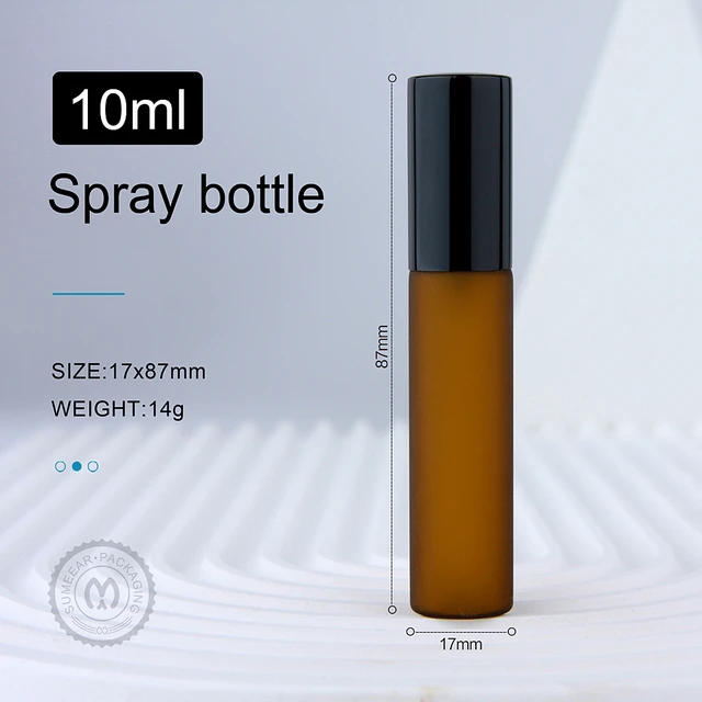 Pack de 10 - Flacon ambré vide 30 ml + spray