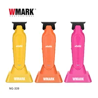 2024 New WMARK NG-339 Engraving Scissors Hot Sell Hair Clippers Charging Base Hair Trimmer for Men 1