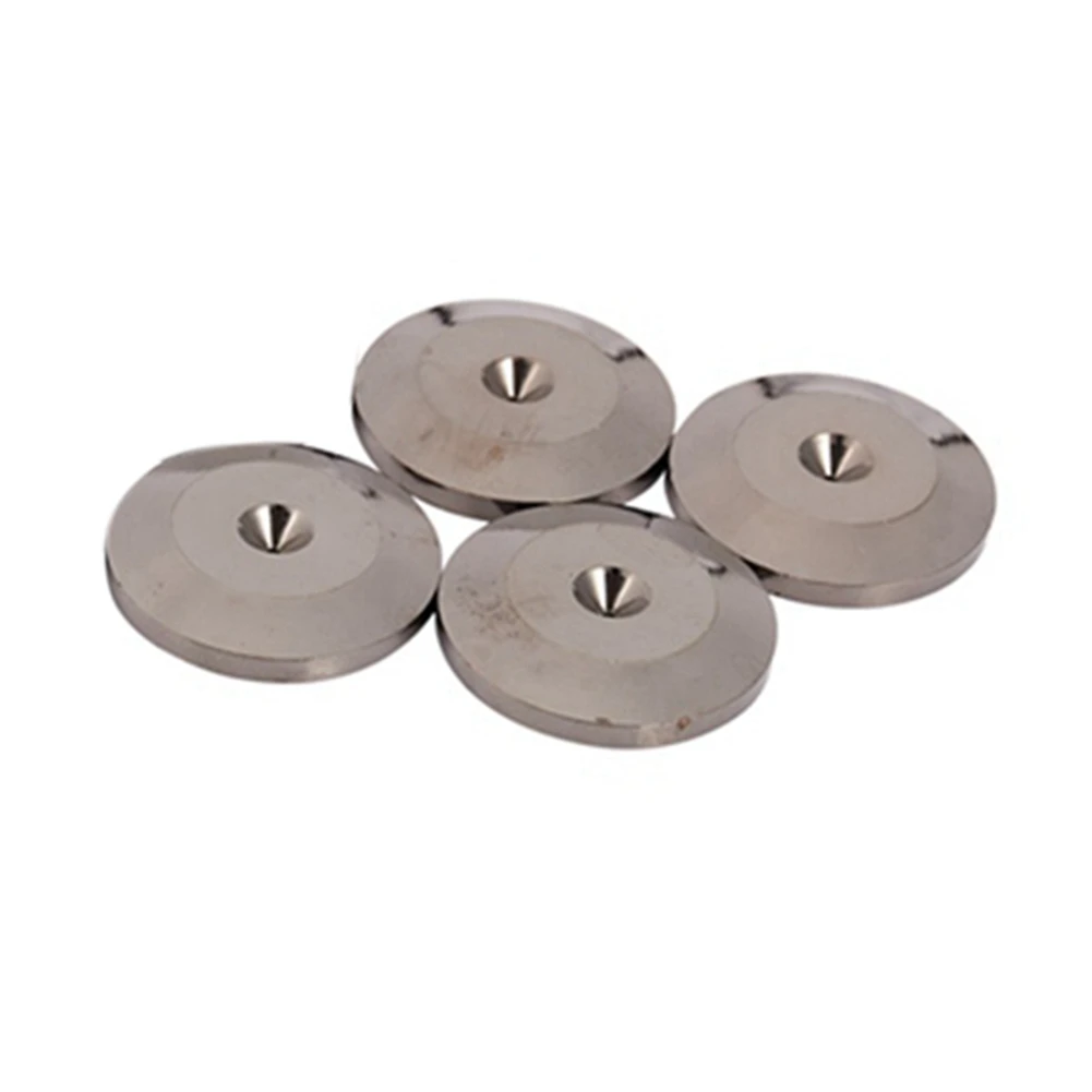 4 Pcs Speaker Pure Copper Spikes Pads HiFi Speaker Box Isolation Floor Stand Feet Cone Base Shoes Pad