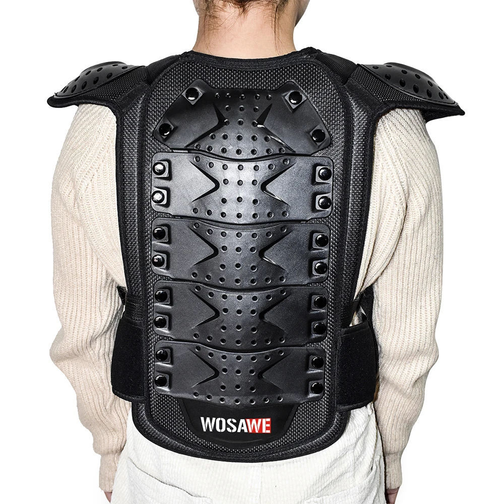 WOSAWE Motorcycle Protective Gear Racing Armor Children Armor Suit Knee and Elbow Protection