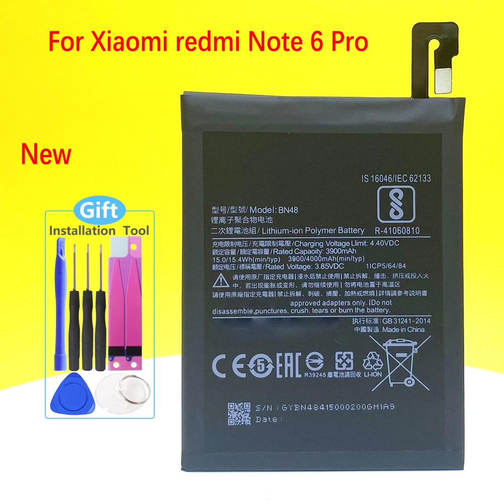 Bateria Compatible Con Xiaomi Redmi Note 6 Pro Bn48 3900mah