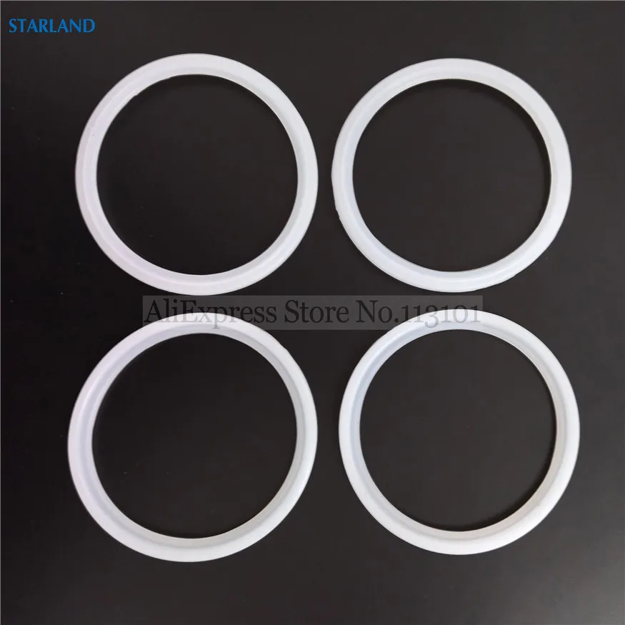 4 Stück Eismaschine Dichtungsringe Aus Silikon | Mit Wellenstruktur | Temperaturbeständig & Flexibel