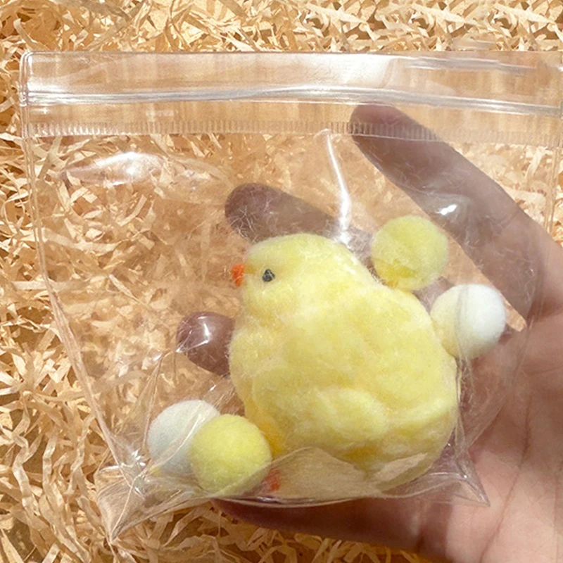 Squishy Tavuk Kawaii El Yapımı Silikon Yumuşak Akın Sarı Tavuk Mühür Yumuşak Tavuk Çocuklar için doğum günü hediyesi Oyuncak Sevimli Squishy Civciv