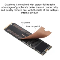 B0KA Laptop Copper Cooler Radiator Graphene Coating Heatsink Pad High Thermal Conductivity Cooling Pad M2 NVME SSD Heat Sink - Image 6