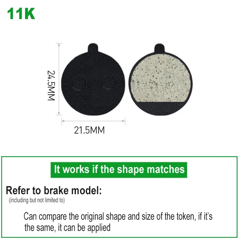 1/2/4/6/8/10 Pairs Cycling Organic Resin Disc Brake Pads KUGOO M4 PRO Electric Scooter Bike Brake Pad bicycle disc brake pads brake pads bike brake pads