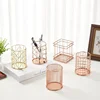 Cosmetics Makeup Brushes Storage Box Cylindrical Case Storage Lipstick Brush Pen Holder Organizer Wrought Iron Pen Storage 1