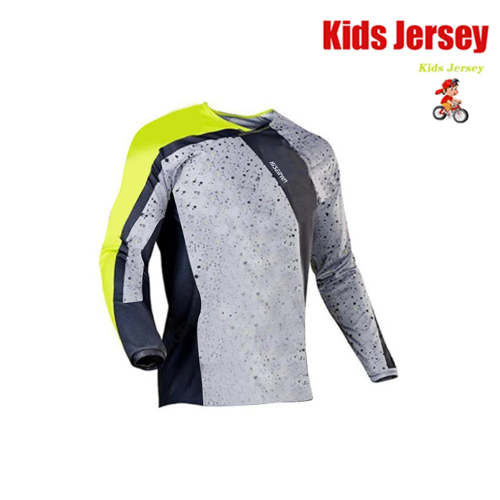 Kids Off Road Racing MTB Bike Jersey Downhill Motocross DH MX Children's Cycling Shirt cycling jersey cycling shirt motocross jersey