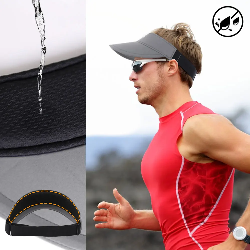 Fashion Sports Running Caps Sun Protection Empty Top Hats Outdoor Cycling Fishing Hiking Tennis Golf Gym Baseball Volleyball Cap