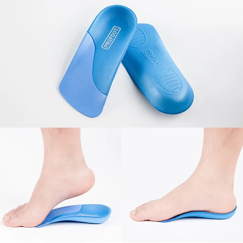 3/4 Orthopedic Insoles High Arch Supports Shoe Sole For Plantar Fasciitis,Flat Feet,Over-Pronation,Relief Heel Spur Pain Pads
