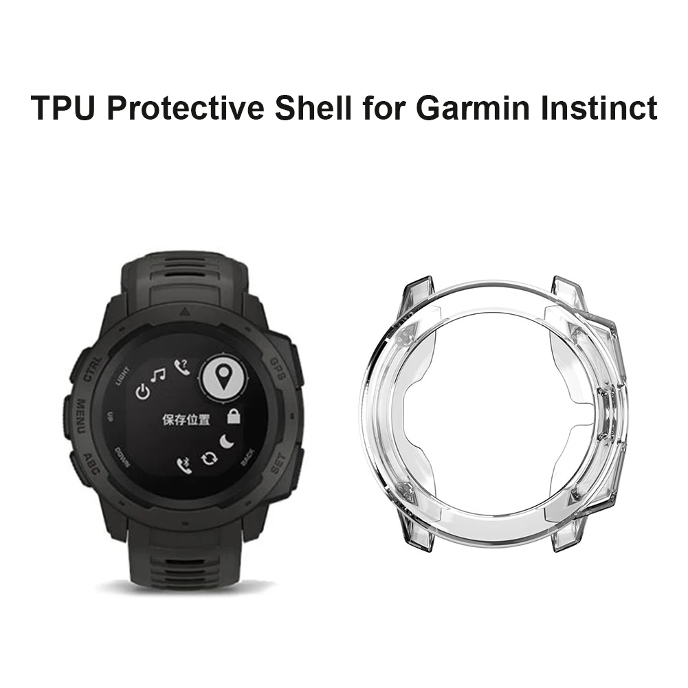 For Garmin Instinct Watch Screen Protector Case Smartwatch Replace Bumper Cover apple watch screen protector watch screen protector case watch case watch protective case watch cover watch protective cover