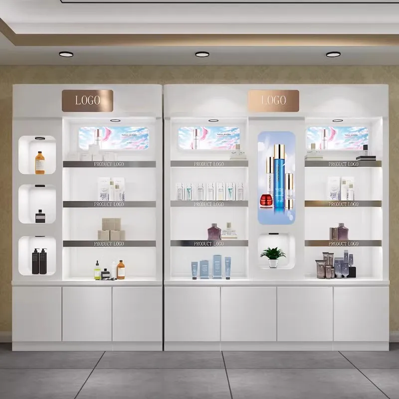 

custom，Shopping Mall Display Cosmetic Brush Shop Make up Beauty Shelves Showcases