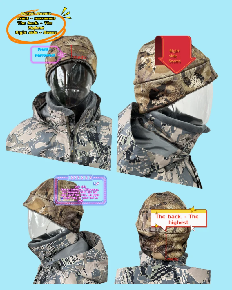 High Quality Men\'s Winter Fishing And Hunting Windscreen Camouflage Hat InStock