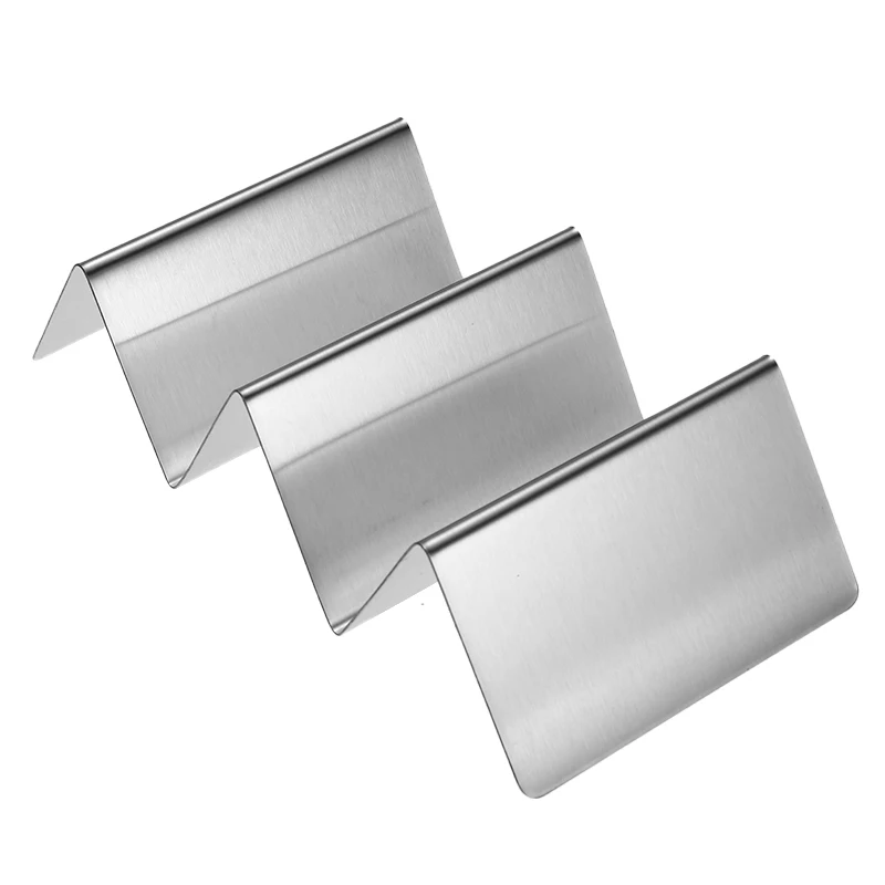 Mayitr 1pc Taco Holder Pancake Pizza Shelf Stainless Steel Kitchen Wave Shape Tray Rack Bakeware Tools | Дом и сад